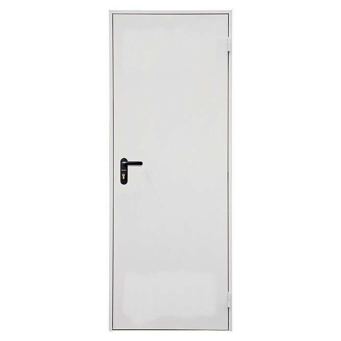 Roper Puerta de trastero Lacada (90 x 210 cm, Izquierda, Blanco) | BAUHAUS