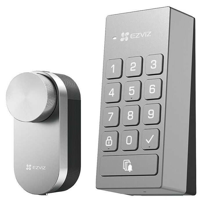 EZVIZ Set de cerradura electrónica DL01 PRO Set (2 pzs., Número de llaves: 2 ud.) | BAUHAUS