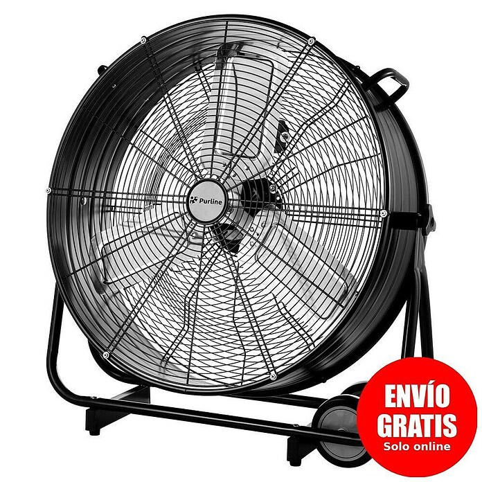 Purline Venty Ventilador de suelo Metablast (250 W, Negro, 60 cm) | BAUHAUS