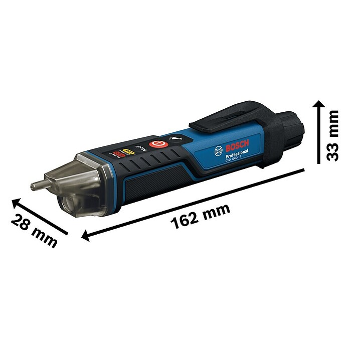 Bosch Professional Detector de tensión GVD 1000-17 (24 V - 1.000 V, Azul) | BAUHAUS