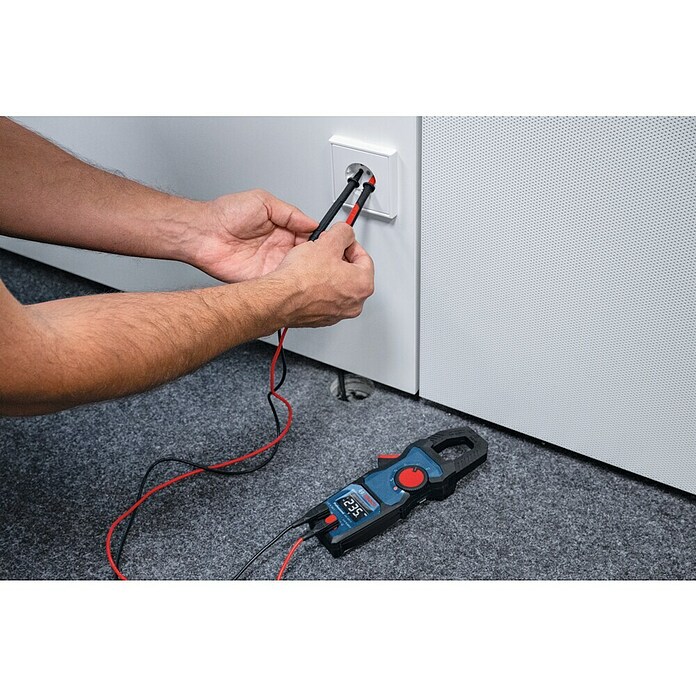 Bosch Professional Pinza amperimétrica GMC 600-15 (600 V, Azul) | BAUHAUS