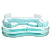 Funsicle Quick-Up-Pool Familypool (L x B x H: 223 x 223 x 66 mm, Grün/Weiß, 681 l) | BAUHAUS