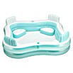 Funsicle Quick-Up-Pool Familypool (L x B x H: 223 x 223 x 66 mm, Grün/Weiß, 681 l) | BAUHAUS