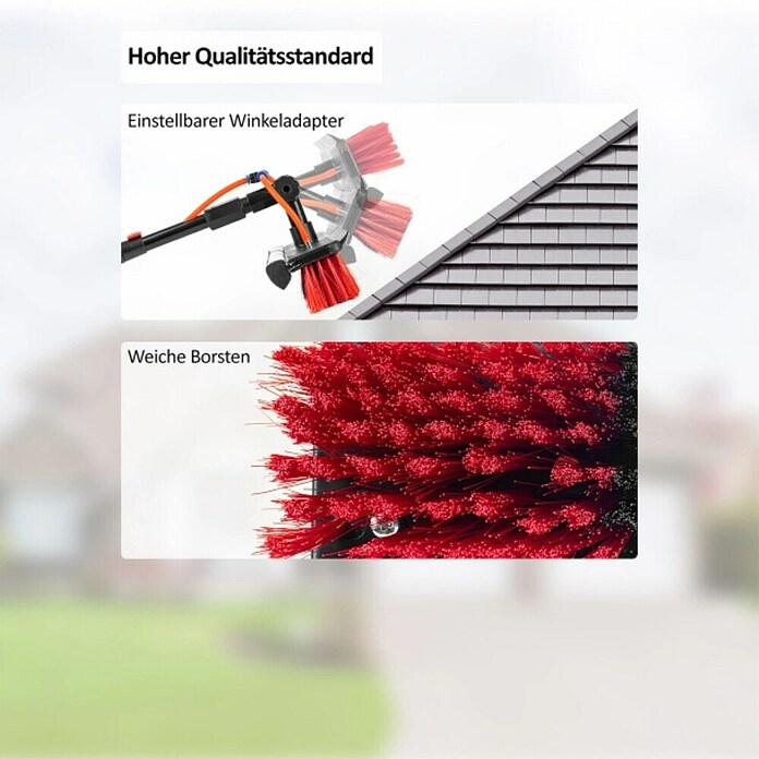 Starlyf Reinigungs- & Polierbürste Telescopic Hydrocleaner (Länge: 3,6 m, Aluminium) | BAUHAUS
