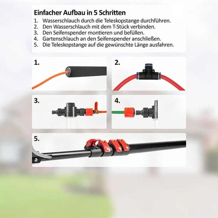 Starlyf Reinigungsbürste Telescopic Hydrocleaner (Länge: 7 m) | BAUHAUS