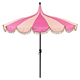 Mica Decorations Strandschirm (Rosa, Durchmesser Bespannung: 220 cm)
