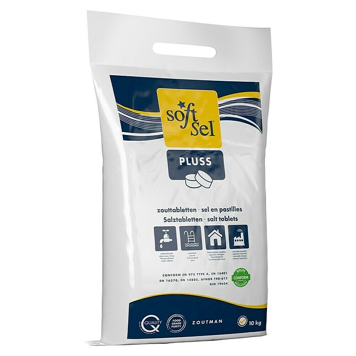 Zwembadzout Soft sel pluss (10 kg) | BAUHAUS