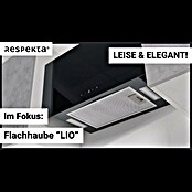Respekta Schräghaube Lio (Breite: 59,5 cm, Max. Gebläseleistung Abluftbetrieb: 325,8 m³/h, Schwarz) | BAUHAUS