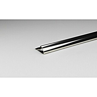 Četrtkrožni profil (Nerjavno jeklo, 1 m x 8 mm, Visoki sijaj)