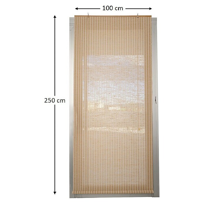 Estor enrollable Yute (An x Al: 120 x 190 cm, Cerezo) | BAUHAUS