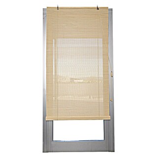 Estor enrollable de bambú (An x Al: 100 x 190 cm, Natural)