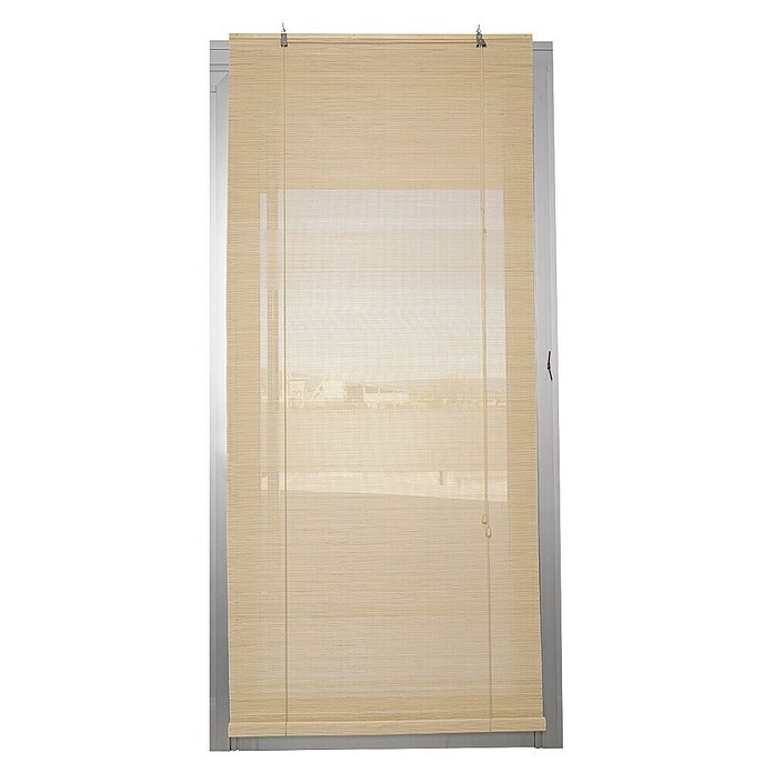 Estor enrollable de bambú (An x Al: 100 x 190 cm, Natural, Unicolor) | BAUHAUS