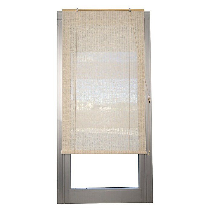 Estor enrollable Yute (An x Al: 100 x 190 cm, Blanco) | BAUHAUS