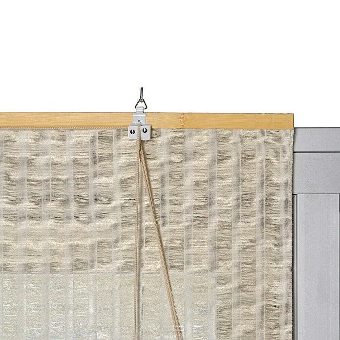Estor enrollable Yute (An x Al: 150 x 190 cm, Blanco) | BAUHAUS