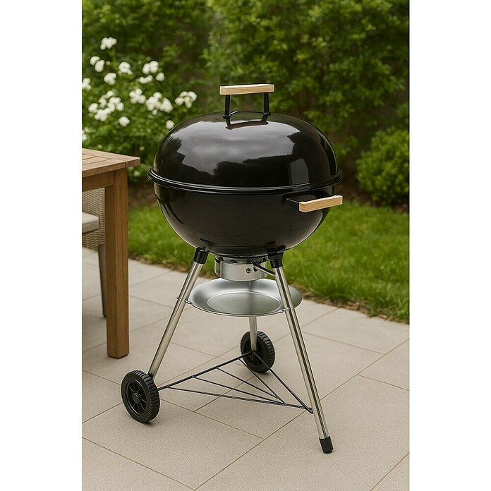 Grillstar Kugelgrill Montana (Schwarz, Hauptgrillfläche: Ø 46 cm)