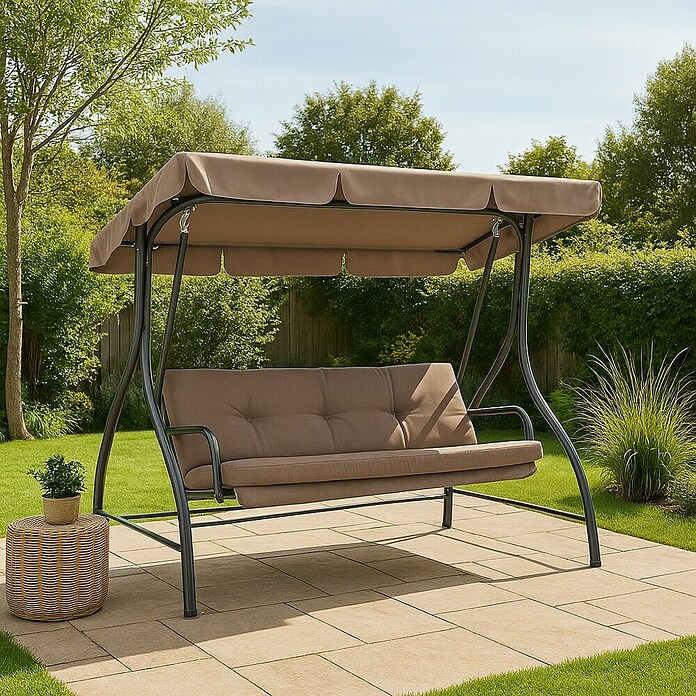 Sunfun Balancín (Acero, Taupe, Altura: 167 cm)