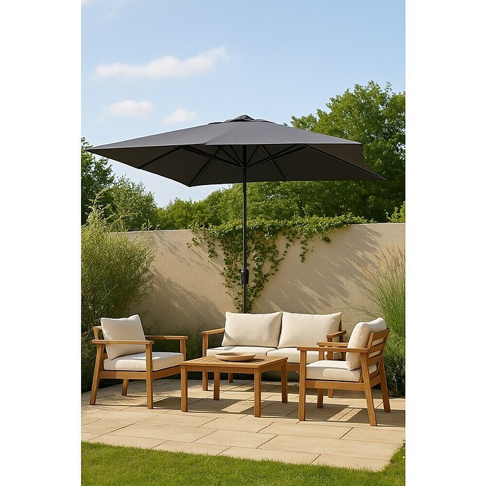 Sunfun Parasol Venecia II (Antracita, 300 x 200 cm)