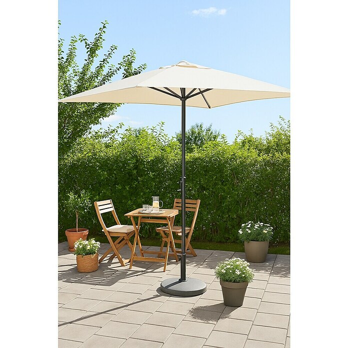 Sunfun Marktschirm Venetien II (Ecru, 300 x 200 cm)