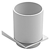 Lonček za zobne ščetke z nosilcem  (Keramika, Bela) | 3712 - Ausstattungsserien Metall Marke | DADD - Accessoires | DAD - Badausstattung | DA - Badausstattung/Bäderwelt | D - Sanitär | BAUHAUS