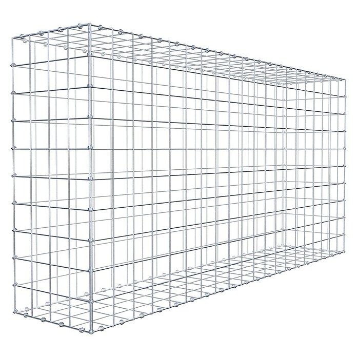 Gabiona Gabione (200 x 40 x 100 cm, Maschenbreite: 10 cm, Maschenhöhe: 10 cm) | BAUHAUS