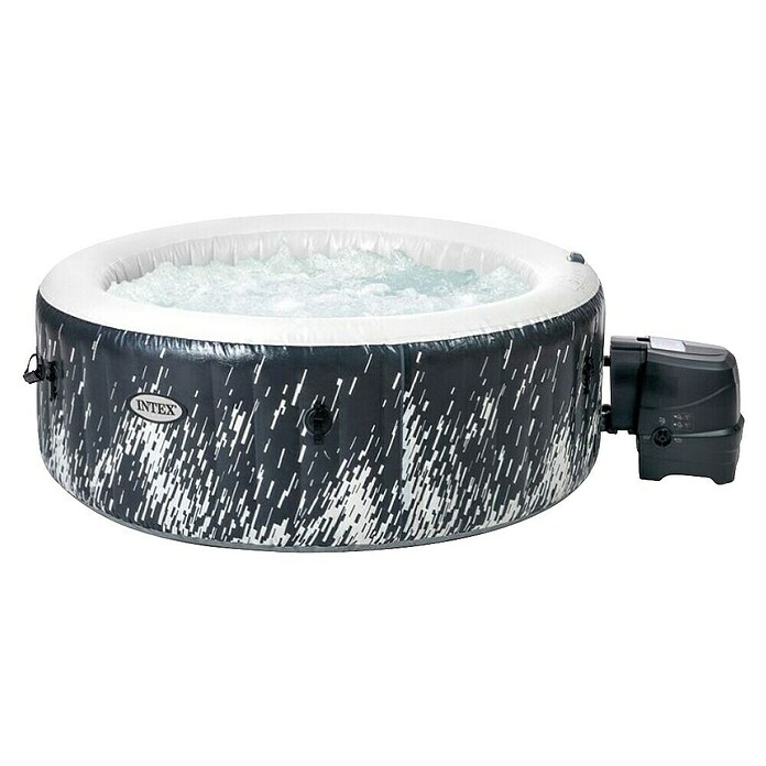 Intex Pure Spa Masažna kad Glow Deluxe  (196 x 71 cm, Črna, Bela) | Napihljivi masažni bazeni | Masažni bazeni | Bazeni | Vrt in prosti čas | Izdelki | BAUHAUS