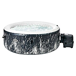 Intex Pure Spa Masažni bazen Glow Deluxe (196 x 71 cm, Črna, Bela)