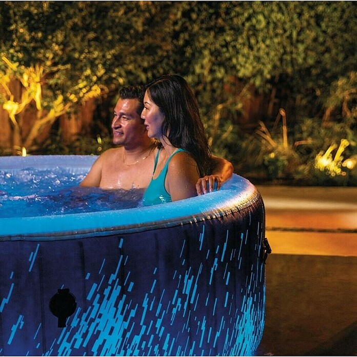 Intex Pure Spa Masažna kad Glow Deluxe  (196 x 71 cm, Črna, Bela) | Napihljivi masažni bazeni | Masažni bazeni | Bazeni | Vrt in prosti čas | Izdelki | BAUHAUS