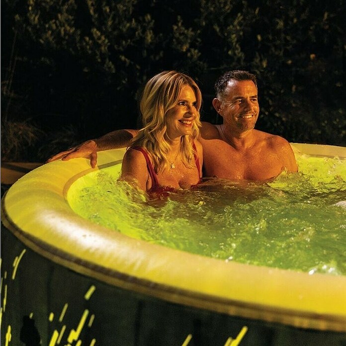 Intex Pure Spa Masažna kad Glow Deluxe  (196 x 71 cm, Črna, Bela) | Napihljivi masažni bazeni | Masažni bazeni | Bazeni | Vrt in prosti čas | Izdelki | BAUHAUS