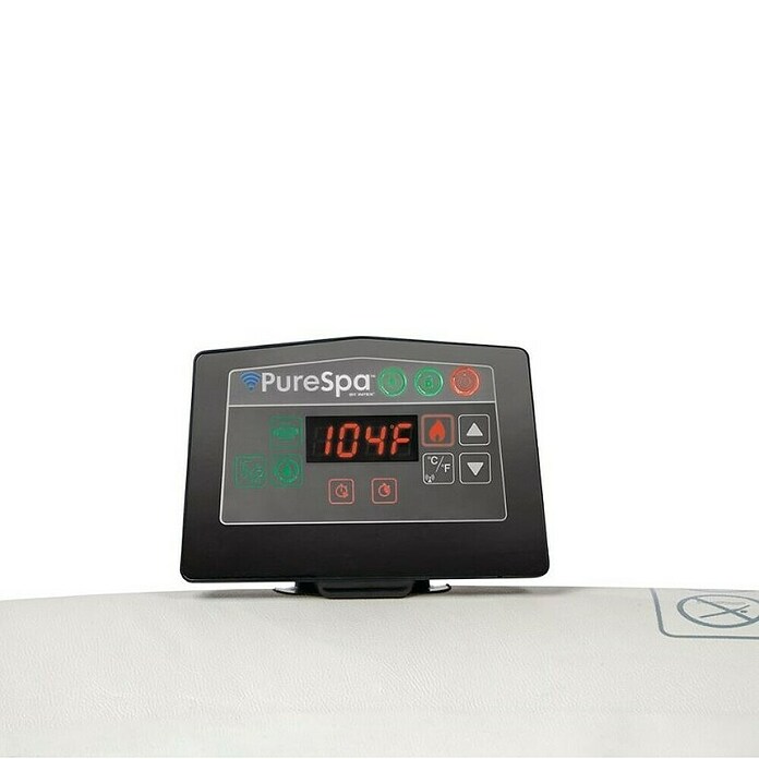 Intex Pure Spa Masažna kad Glow Deluxe  (196 x 71 cm, Črna, Bela) | Napihljivi masažni bazeni | Masažni bazeni | Bazeni | Vrt in prosti čas | Izdelki | BAUHAUS
