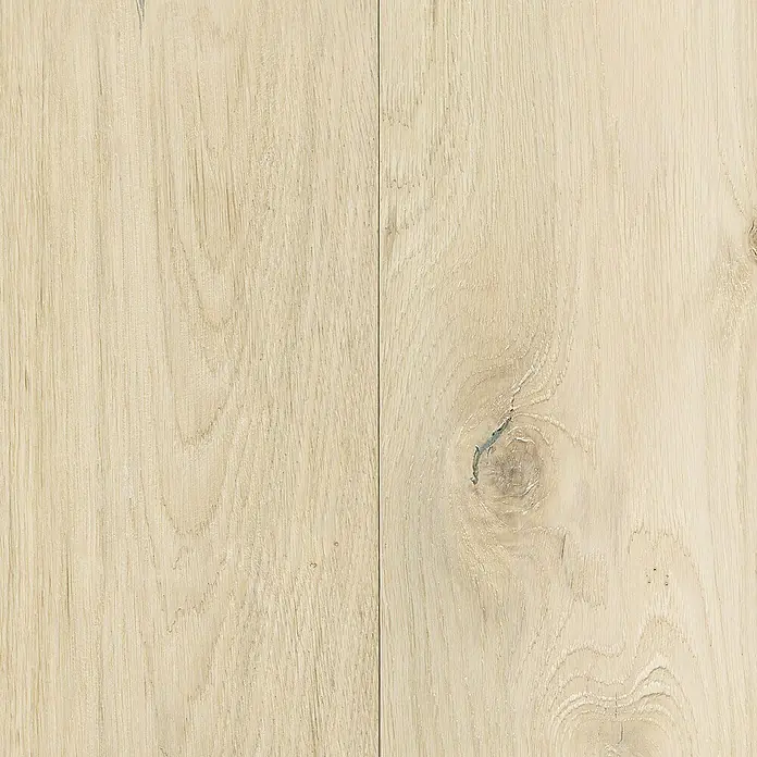 Grosfillex Wandpaneel Element 3D - Antique Oak, 2.600 x 375 x 8 mm - Helle Holzdielen mit natürlicher Maserung und einem Astloch, ideal für ein warmes und einladendes Ambiente in jedem Raum.