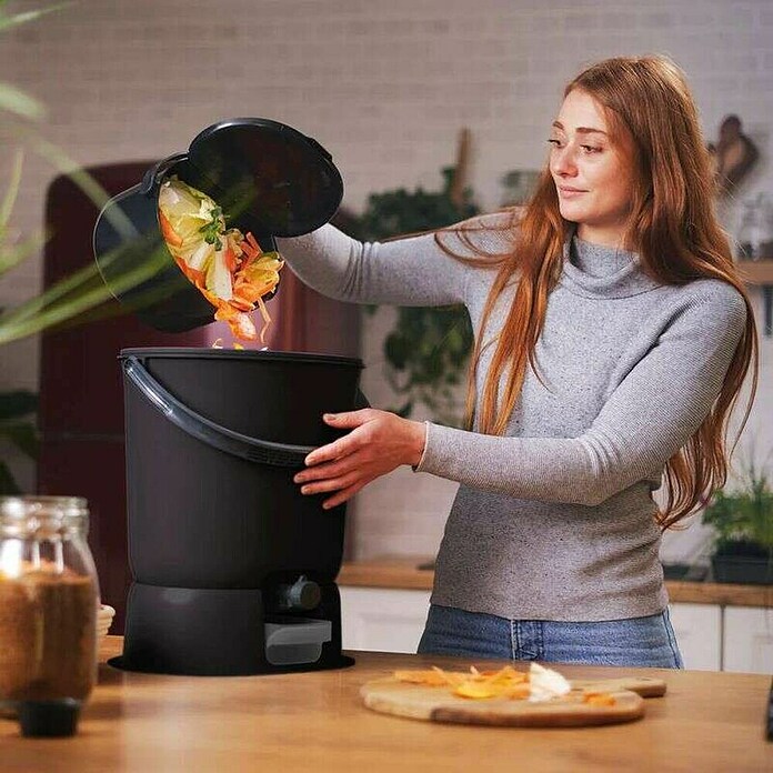 Kompostnik Bokashi Organko Essential  (15,3 l, 35,5 x 28,2 x 38,6 cm) | 7488 - Komposter | IAGG - Gartenartikel | IAG - Außenbereichsausstattung | IA - Gartenhartware | I - Stadtgarten | BAUHAUS