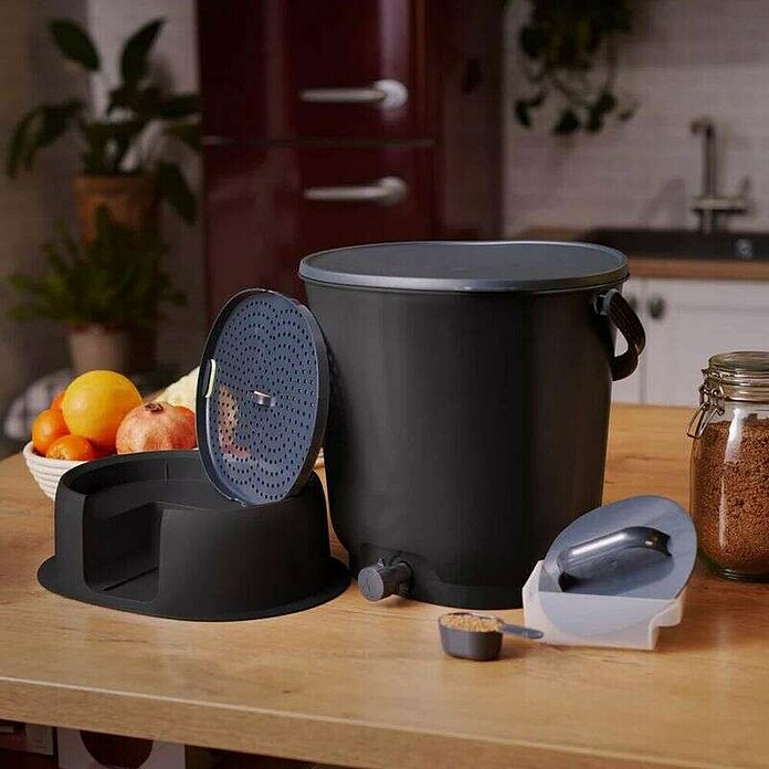 Kompostnik Bokashi Organko Essential  (15,3 l, 35,5 x 28,2 x 38,6 cm) | 7488 - Komposter | IAGG - Gartenartikel | IAG - Außenbereichsausstattung | IA - Gartenhartware | I - Stadtgarten | BAUHAUS