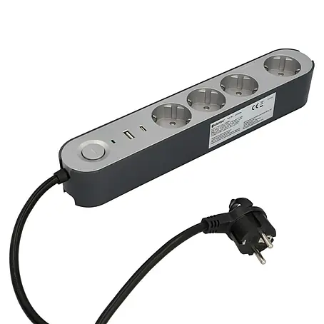 UniTEC  Steckdosenleiste Greenline USB