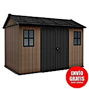 Keter Caseta de jardín Newton Plus 7511-1175 (Medidas ext. (An x Pr): 350 x 230 cm, Plástico, Marrón/Negro, 7,2 m²) | BAUHAUS