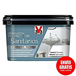 V33 Esmalte Sanitarios Renovation Perfection (Blanco, 1 l)