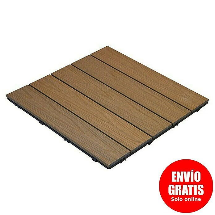 Dioco Loseta de WPC (Teka, An x L: 50 x 50 cm, 4 ud.) | BAUHAUS
