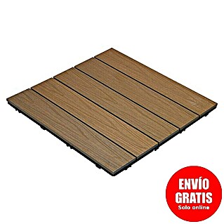 Dioco Loseta de WPC (Teka, An x L: 50 x 50 cm, 4 ud.)