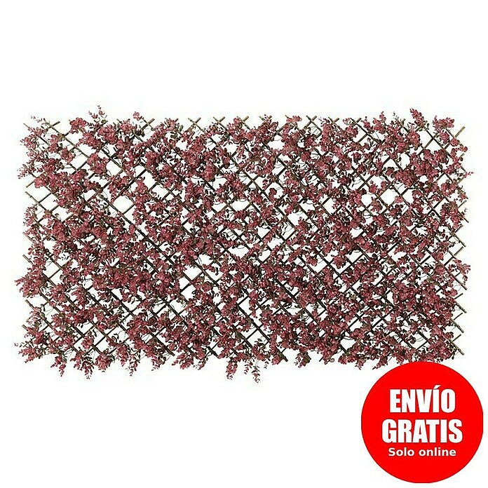 Celosía extensible Mimbre (An x Al: 1,5 x 1 m, Malva) | BAUHAUS