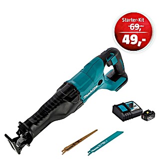 Makita LXT 18V Maschinenpaket (Akku-Säbelsäge DJR186ZK + 49€ Starter-Kit)