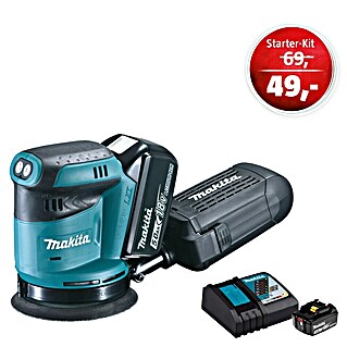 Makita LXT 18V Maschinenpaket (Akku-Exzenterschleifer DBO180RTJ + 49€ Starter-Kit)