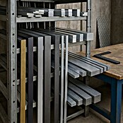 Kantoflex Flachstange (1.000 x 20 mm, Stärke: 2 mm, Aluminium, Silber, Eloxiert)
