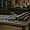 Kantoflex Vierkantrohr (1.000 x 20 x 20 mm, Aluminium, Silber, Eloxiert)