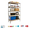 Simonrack Simontaller Estantería para cargas pesadas Ecoforte Chipboard (L x An x Al: 45 x 180 x 200 cm, Capacidad de carga: 400 kg/balda, Número de baldas: 5 ud.)
