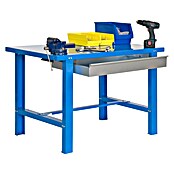 Simonrack Simonwork Werkbank (L x H: 73 x 83 cm, Breite: 150 cm, Traglast: 800 kg, Blau)