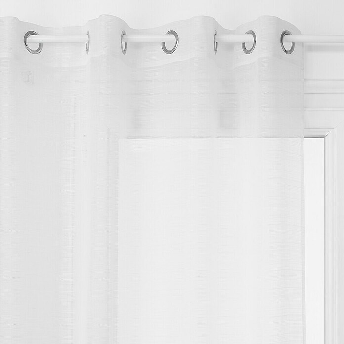 Okrasne zavese Louis  (Š x V: 140 x 240 cm, Bele barve) | 6488 - SB-Gardinen | HDGA - Gardinen | HDG - Heimtextil | HD - Ambiente | H - Innendeko/Farben | BAUHAUS