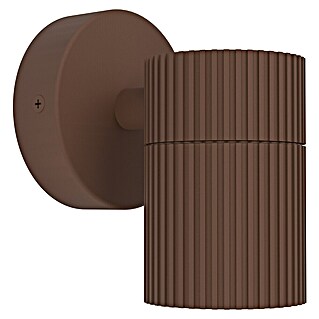 Eglo Aplique exterior Tomelloso (28 W, 6 x 12 cm, Marrón, IP44)