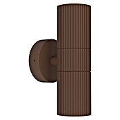 Eglo Aplique exterior Tomelloso (28 W, 6 x 20 cm, Marrón, IP44) | BAUHAUS