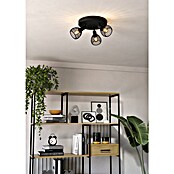Eglo Regleta redonda Sonnino (40 W, Ø x Al: 25 x 18,5 cm, Negro, E14, 3 ud.) | BAUHAUS