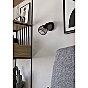 Eglo Foco de pared Sonnino (40 W, An x L: 18,5 x 9,5 cm, Negro, E14) | BAUHAUS