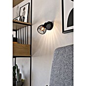 Eglo Foco de pared Sonnino (40 W, An x L: 18,5 x 9,5 cm, Negro, E14) | BAUHAUS